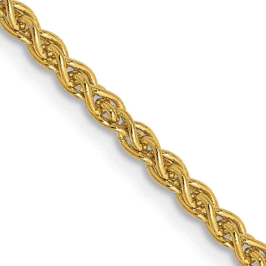 Lovely Rita's Chains 14k Yellow Gold 2.00m Solid Polished Spiga Chain