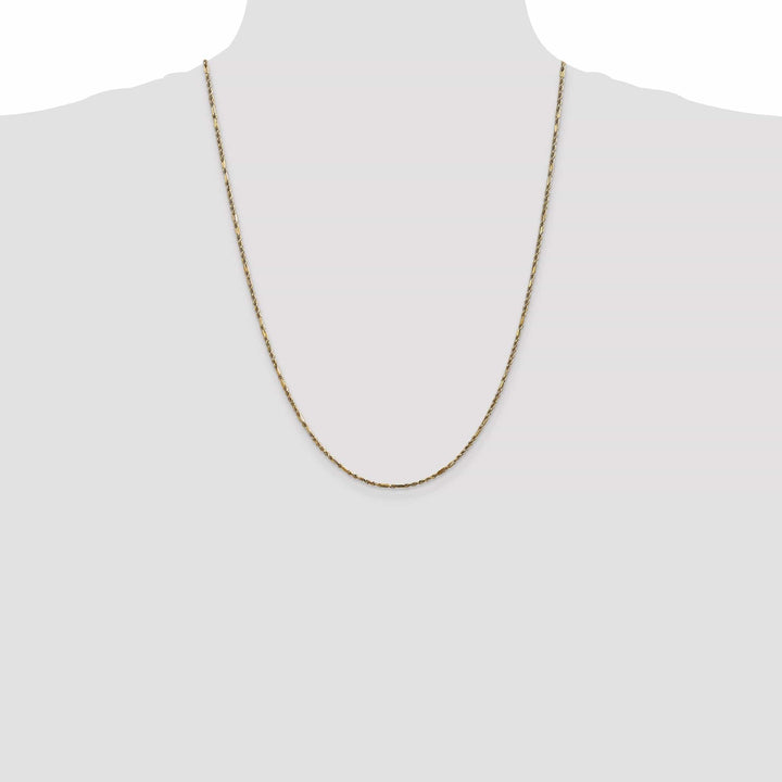 Lovely Rita's Chains 14k Yellow Gold 2.00mm D.C Milano Rope Chain