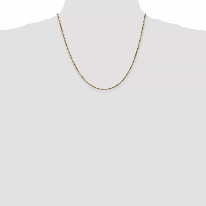 Lovely Rita's Chains 14k Yellow Gold 2.00mm D.C Milano Rope Chain