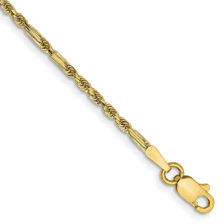 Lovely Rita's Chains 14k Yellow Gold 2.00mm D.C Milano Rope Chain