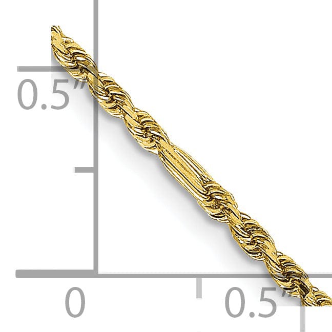 Lovely Rita's Chains 14k Yellow Gold 2.00mm D.C Milano Rope Chain
