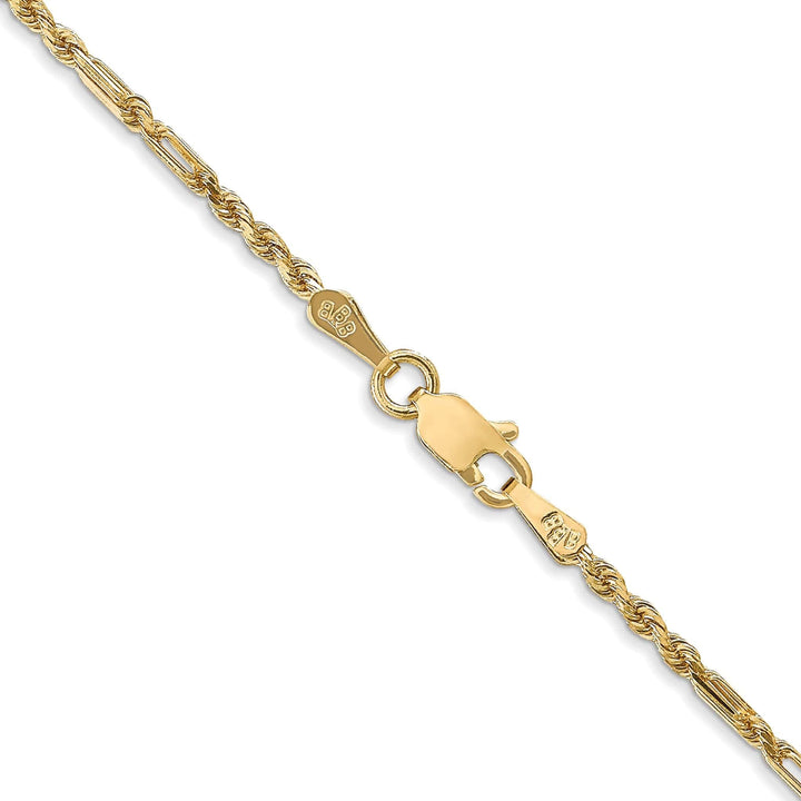 Lovely Rita's Chains 14k Yellow Gold 2.00mm D.C Milano Rope Chain