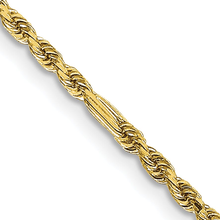 Lovely Rita's Chains 14k Yellow Gold 2.00mm D.C Milano Rope Chain