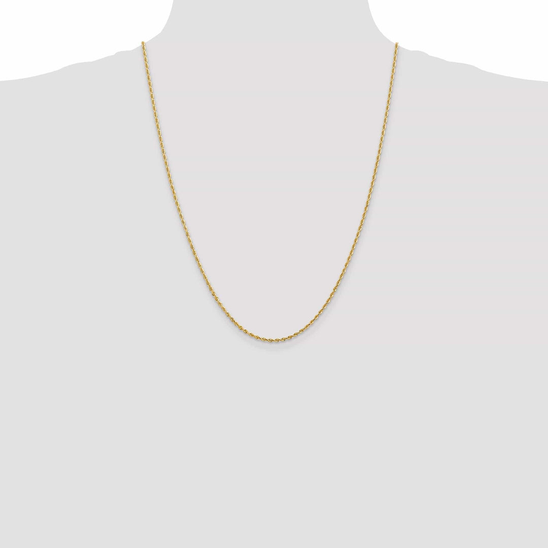 Lovely Rita's Chains 14k Yellow Gold 2.00mm D.C Quadruple Rope Chain