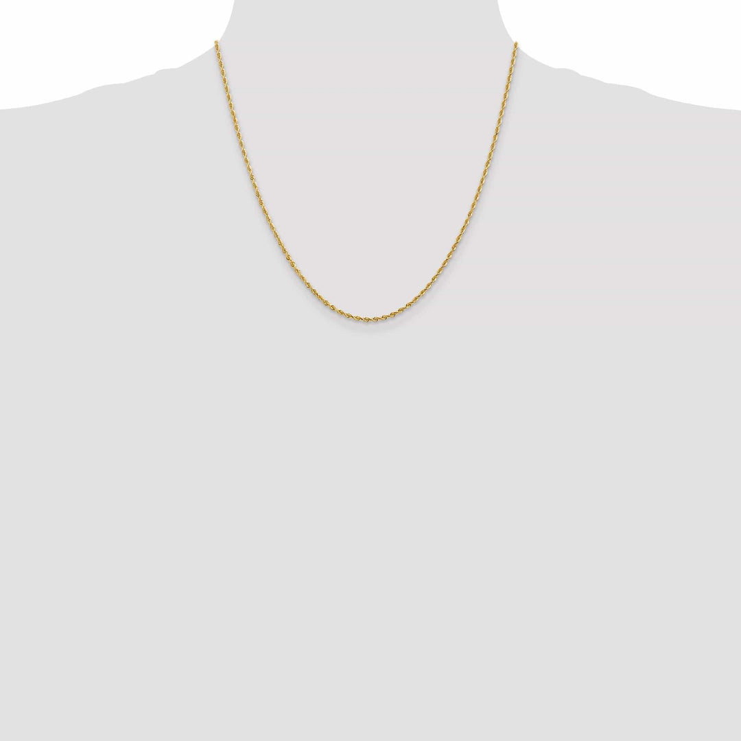 Lovely Rita's Chains 14k Yellow Gold 2.00mm D.C Quadruple Rope Chain
