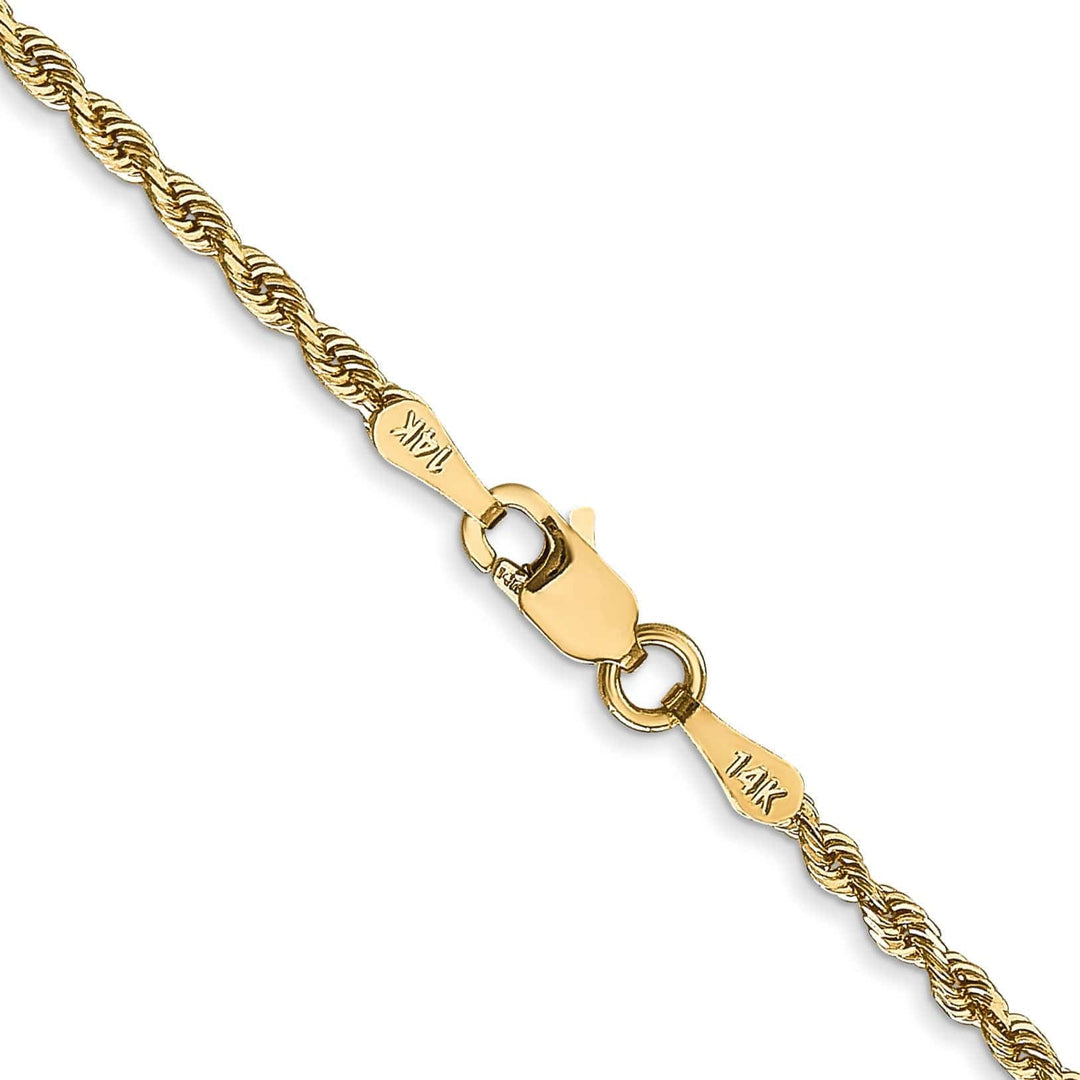 Lovely Rita's Chains 14k Yellow Gold 2.00mm D.C Quadruple Rope Chain
