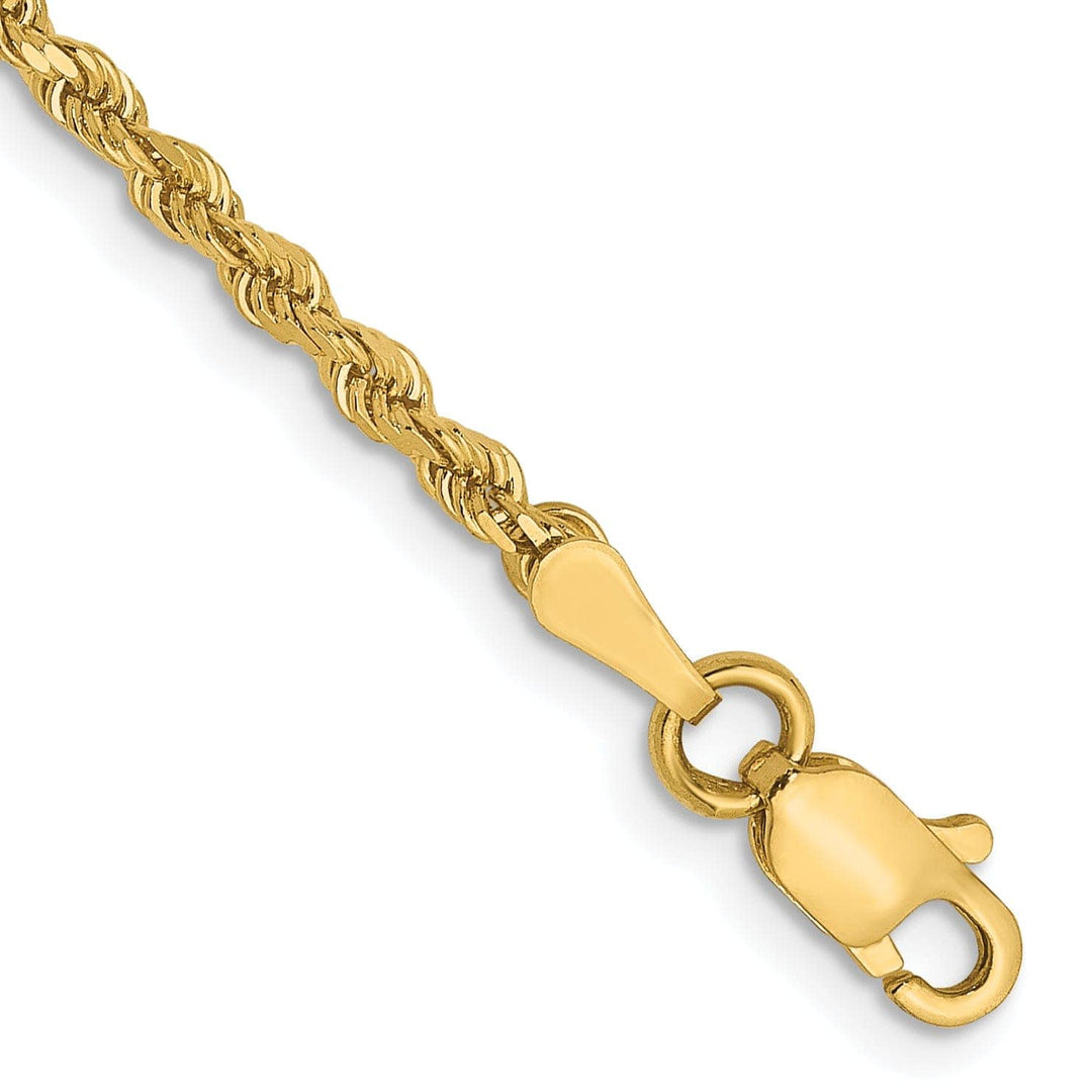 Lovely Rita's Chains 14k Yellow Gold 2.00mm D.C Rope Chain