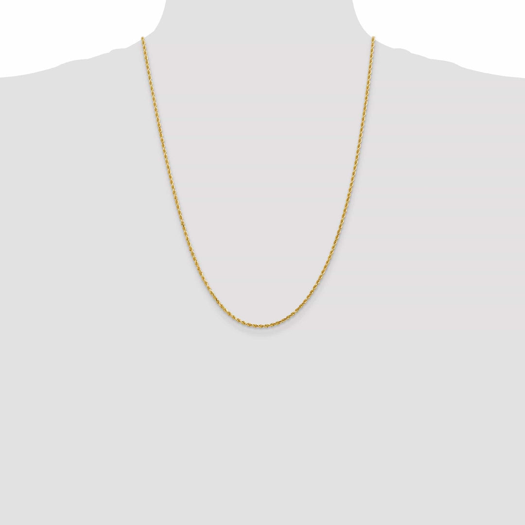 Lovely Rita's Chains 14k Yellow Gold 2.00mm D.C Rope Chain