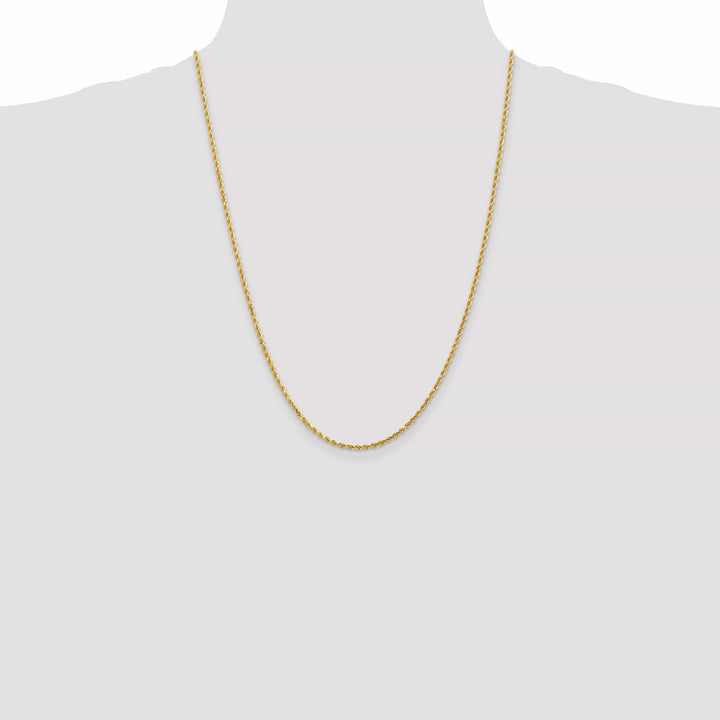 Lovely Rita's Chains 14k Yellow Gold 2.00mm D.C Rope Chain