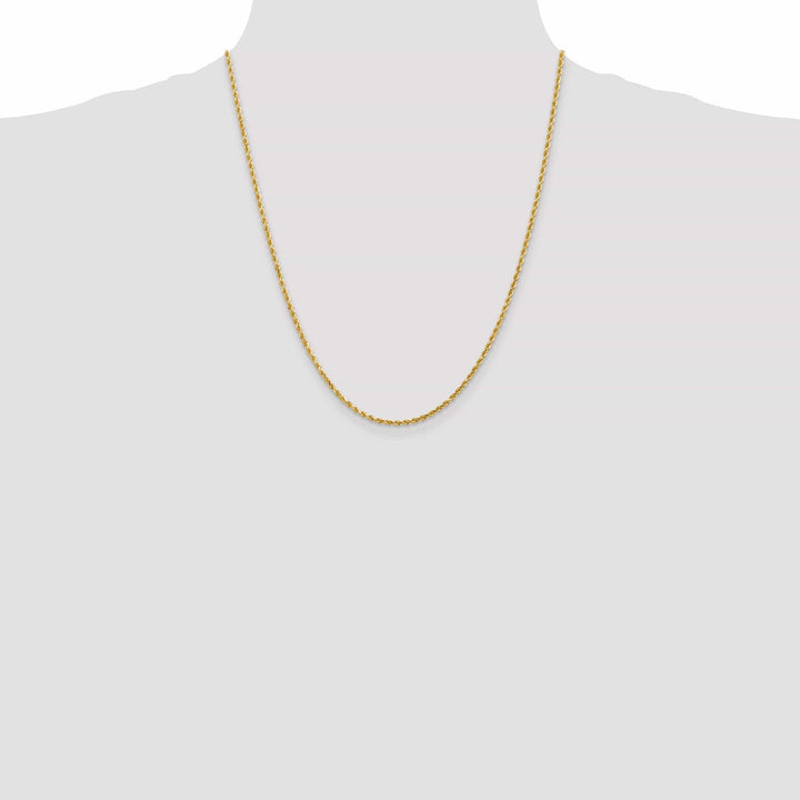 Lovely Rita's Chains 14k Yellow Gold 2.00mm D.C Rope Chain