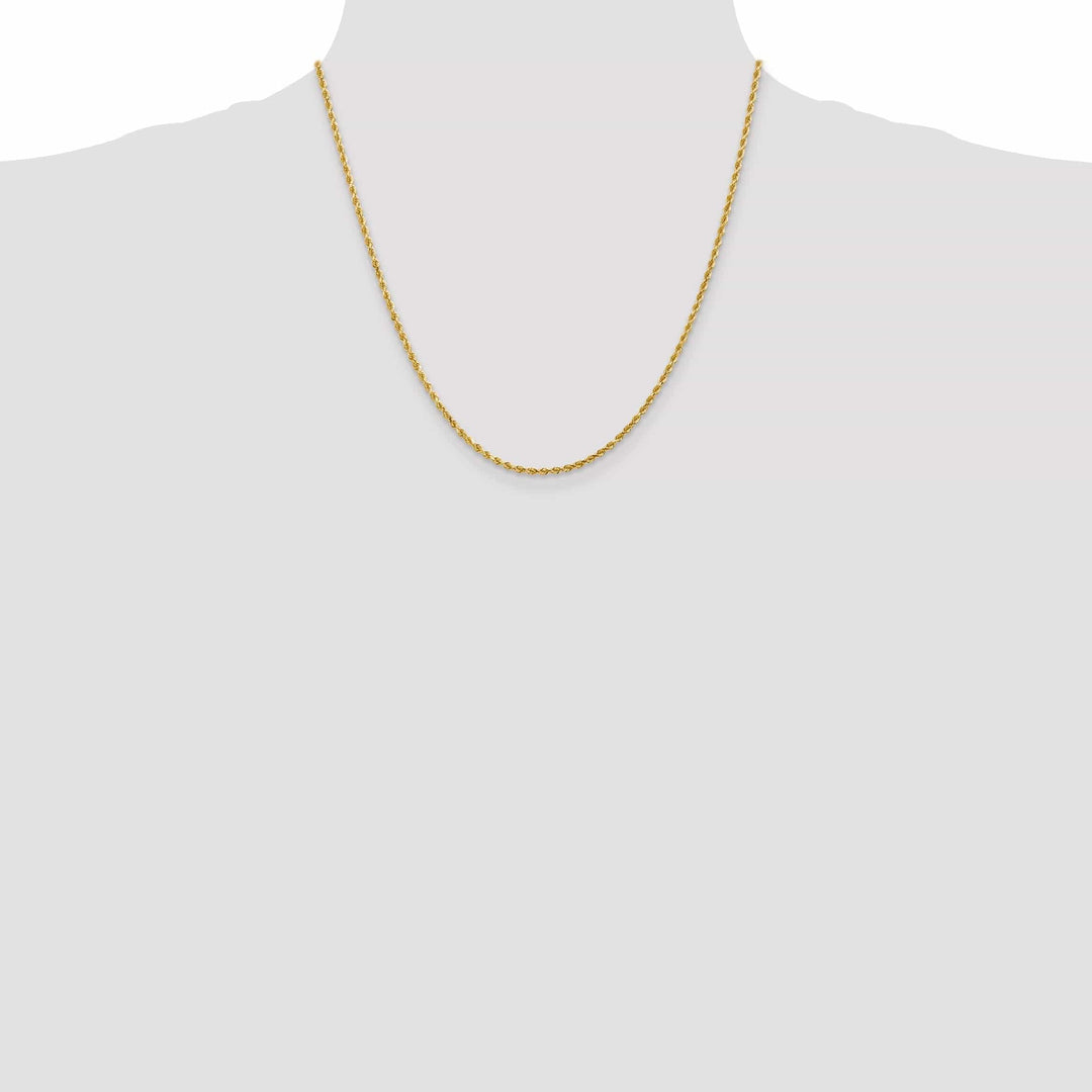 Lovely Rita's Chains 14k Yellow Gold 2.00mm D.C Rope Chain