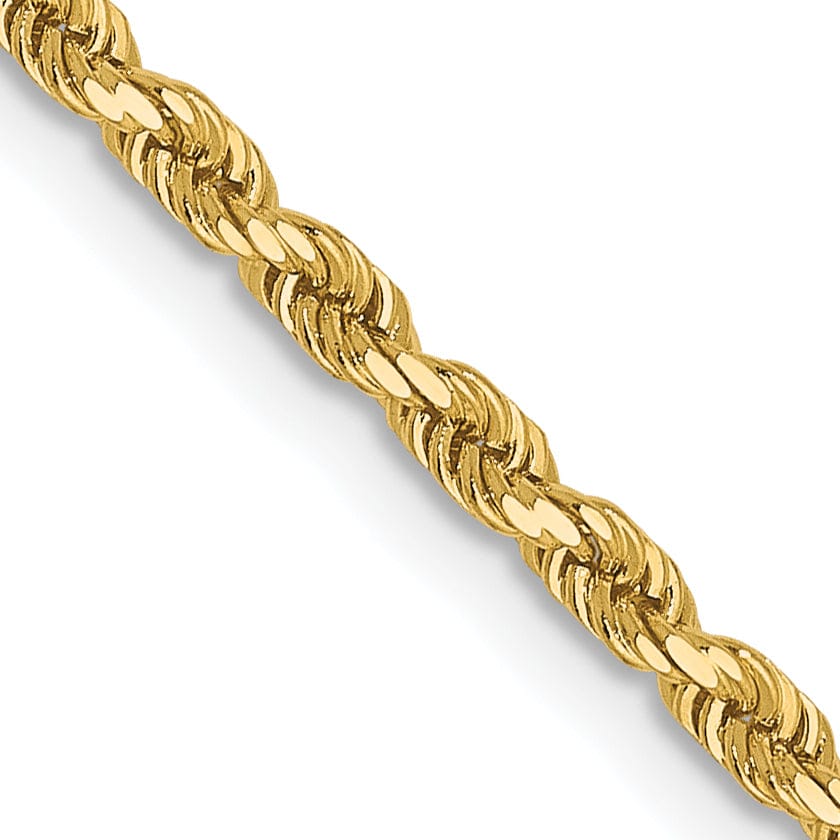 Lovely Rita's Chains 14k Yellow Gold 2.00mm D.C Rope Chain