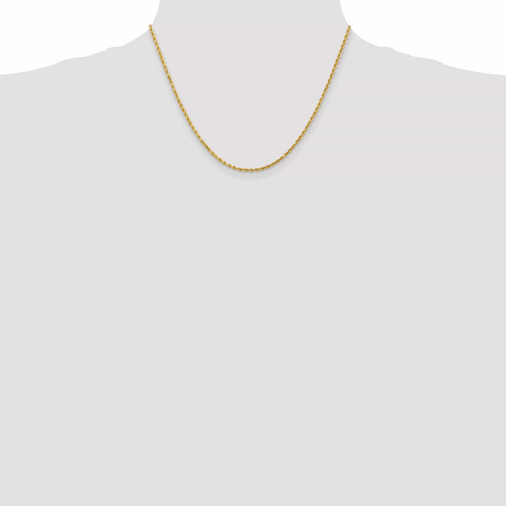 Lovely Rita's Chains 14k Yellow Gold 2.00mm D.C Rope Chain