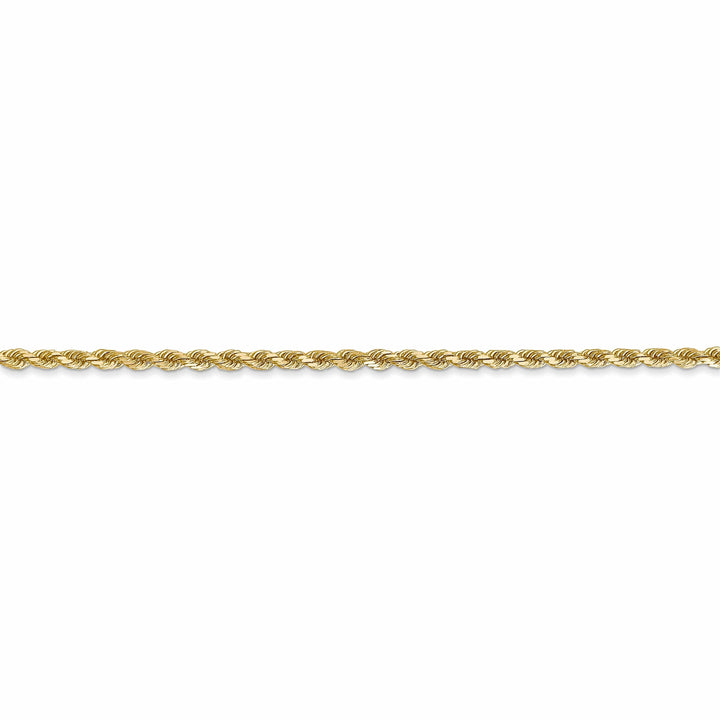 Lovely Rita's Chains 14k Yellow Gold 2.00mm Diamond Cut Rope Chain