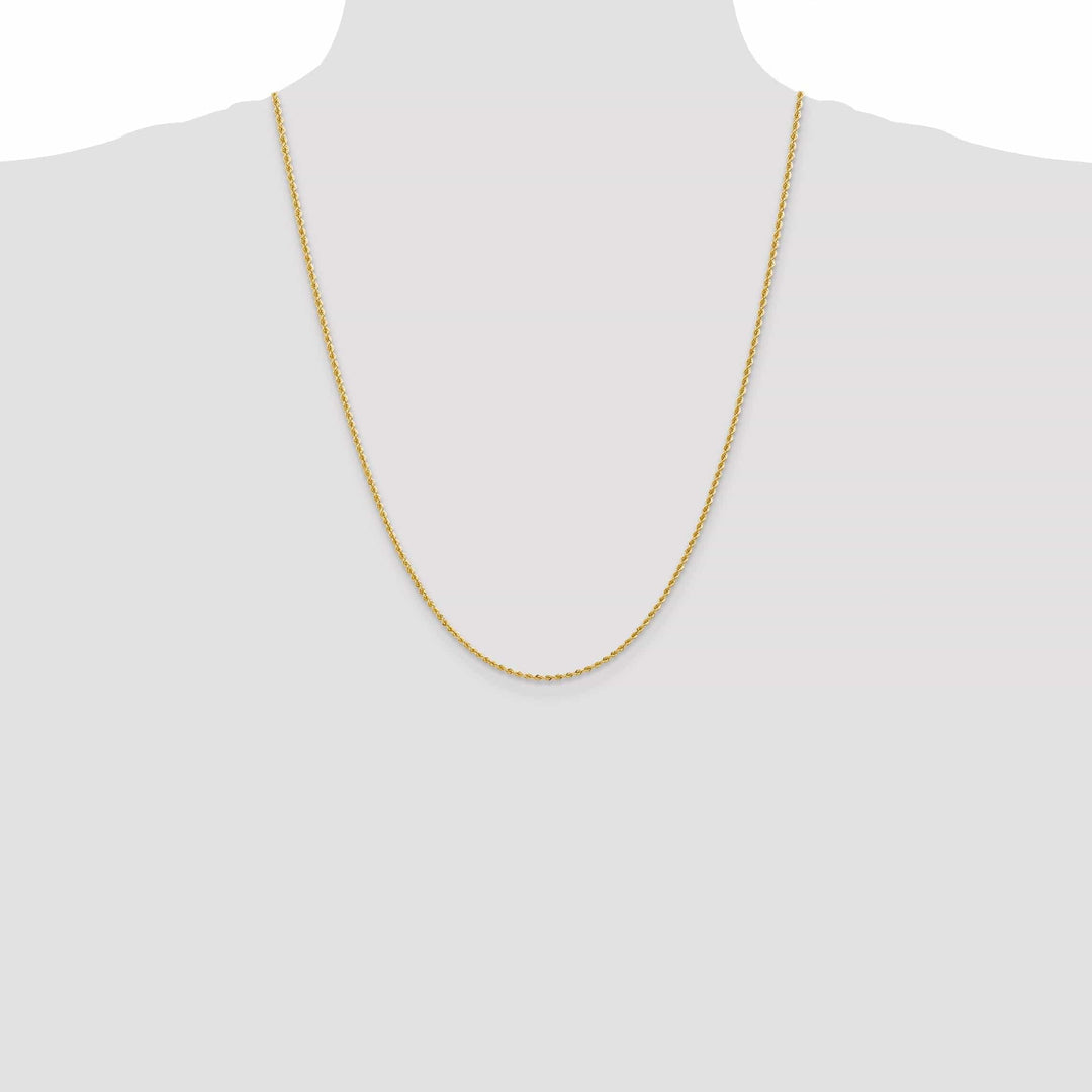 Lovely Rita's Chains 14k Yellow Gold 2.00mm Handmade Rope Chain