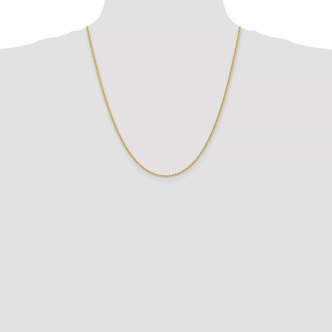 Lovely Rita's Chains 14k Yellow Gold 2.00mm Handmade Rope Chain