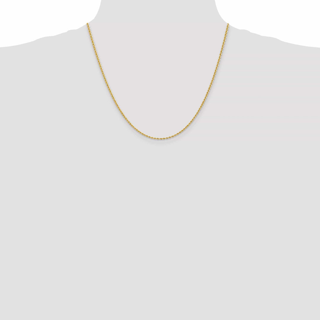 Lovely Rita's Chains 14k Yellow Gold 2.00mm Handmade Rope Chain