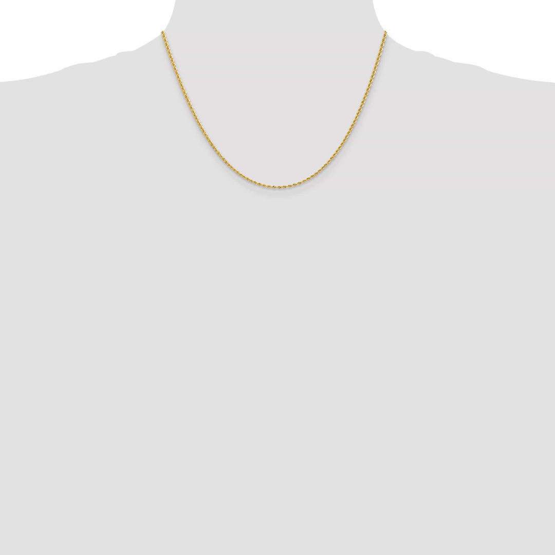Lovely Rita's Chains 14k Yellow Gold 2.00mm Handmade Rope Chain