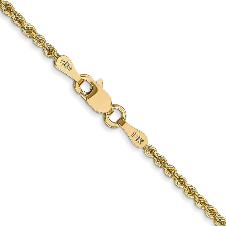 Lovely Rita's Chains 14k Yellow Gold 2.00mm Handmade Rope Chain