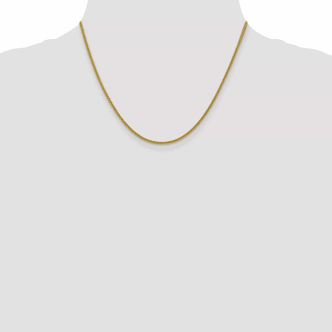 Lovely Rita's Chains 14k Yellow Gold 2.00mm Light Weight Wheat Chain