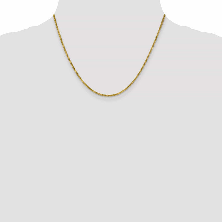 Lovely Rita's Chains 14k Yellow Gold 2.00mm Light Weight Wheat Chain