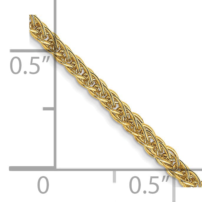 Lovely Rita's Chains 14k Yellow Gold 2.00mm Light Weight Wheat Chain