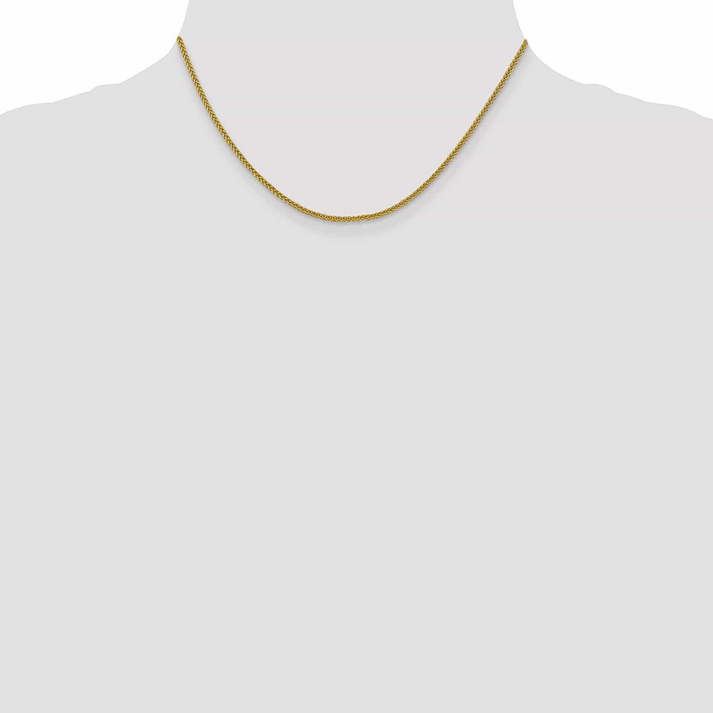 Lovely Rita's Chains 14k Yellow Gold 2.00mm Light Weight Wheat Chain