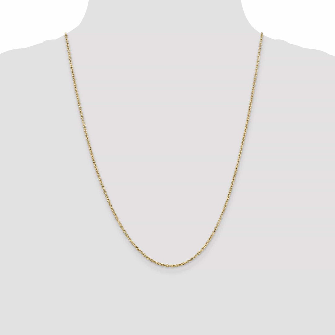 Lovely Rita's Chains 14k Yellow Gold 2.00mm Round Link Cable Chain