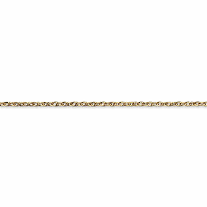 Lovely Rita's Chains 14k Yellow Gold 2.00mm Round Link Cable Chain
