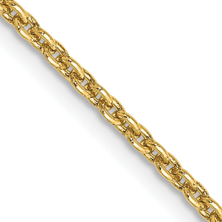 Lovely Rita's Chains 14k Yellow Gold 2.00mm Round Link Cable Chain