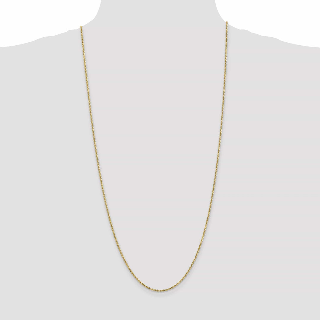 Lovely Rita's Chains 14k Yellow Gold 2.0mm Solid Rope Chain