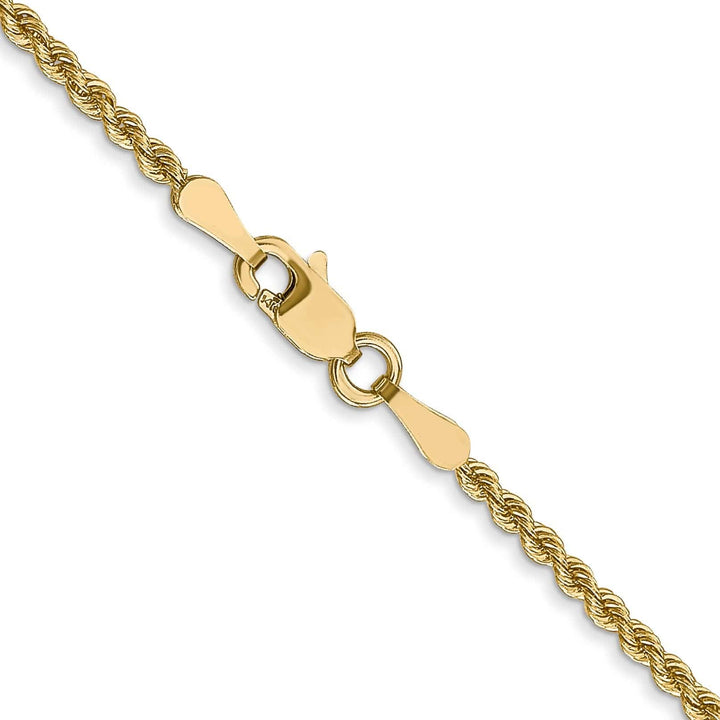 Lovely Rita's Chains 14k Yellow Gold 2.0mm Solid Rope Chain