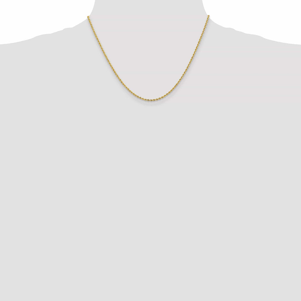 Lovely Rita's Chains 14k Yellow Gold 2.0mm Solid Rope Chain