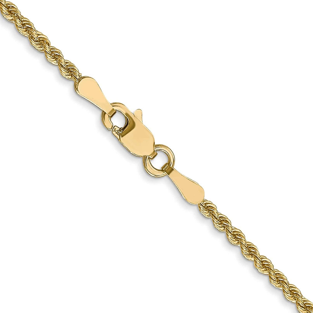 Lovely Rita's Chains 14k Yellow Gold 2.0mm Solid Rope Chain