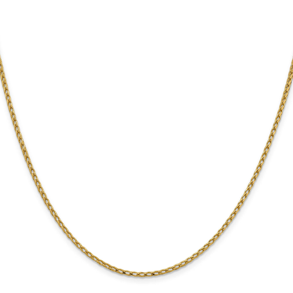 Lovely Rita's Chains 14k Yellow Gold 2.1 mm D.C Open Franco Chain