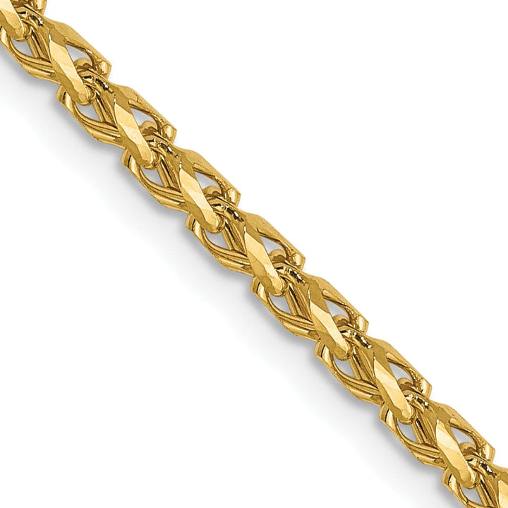 Lovely Rita's Chains 14k Yellow Gold 2.1 mm D.C Open Franco Chain