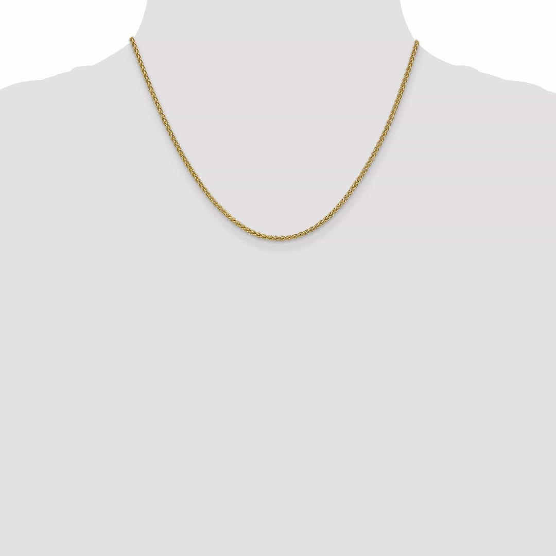Lovely Rita's Chains 14k Yellow Gold 2.1mm Spiga Wheat Chain