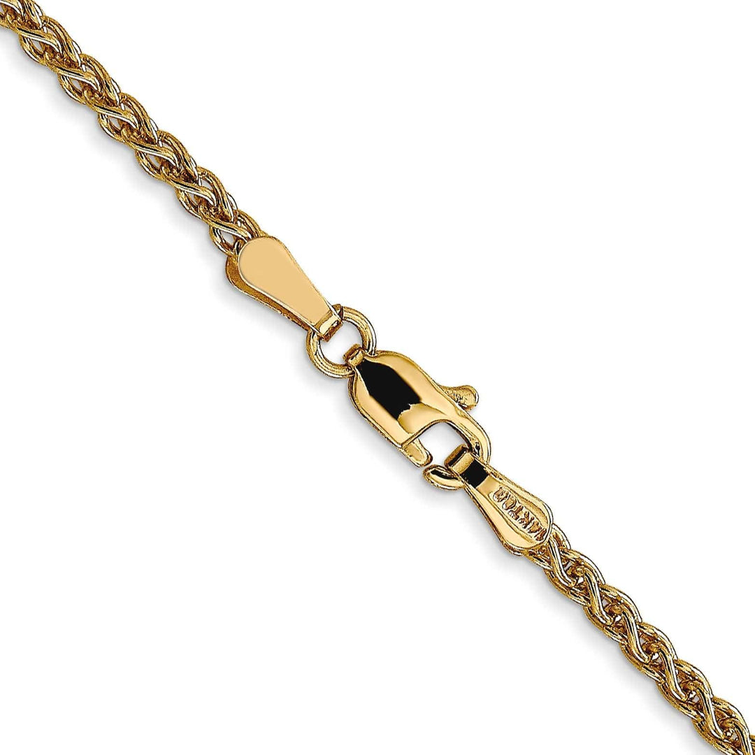 Lovely Rita's Chains 14k Yellow Gold 2.1mm Spiga Wheat Chain