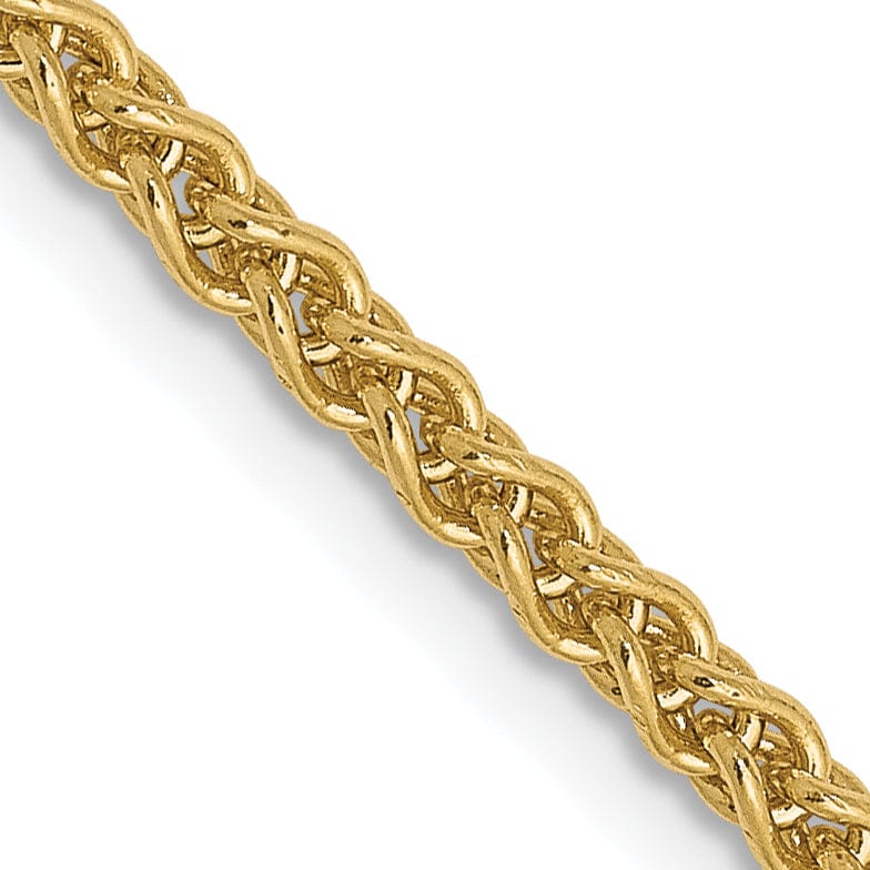 Lovely Rita's Chains 14k Yellow Gold 2.1mm Spiga Wheat Chain