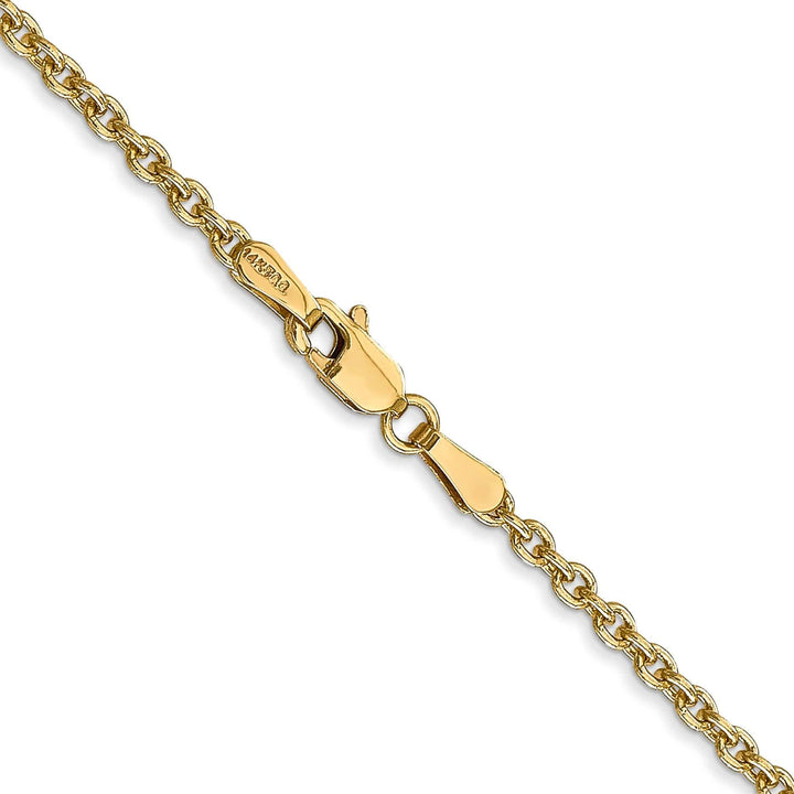 Lovely Rita's Chains 14k Yellow Gold 2.20m Solid Polish Cable Chain