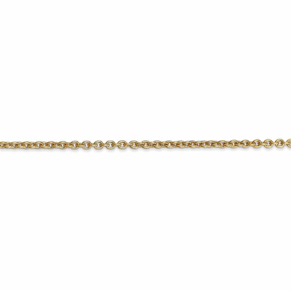 Lovely Rita's Chains 14k Yellow Gold 2.20m Solid Polish Cable Chain