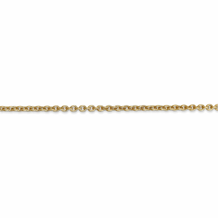 Lovely Rita's Chains 14k Yellow Gold 2.20m Solid Polish Cable Chain