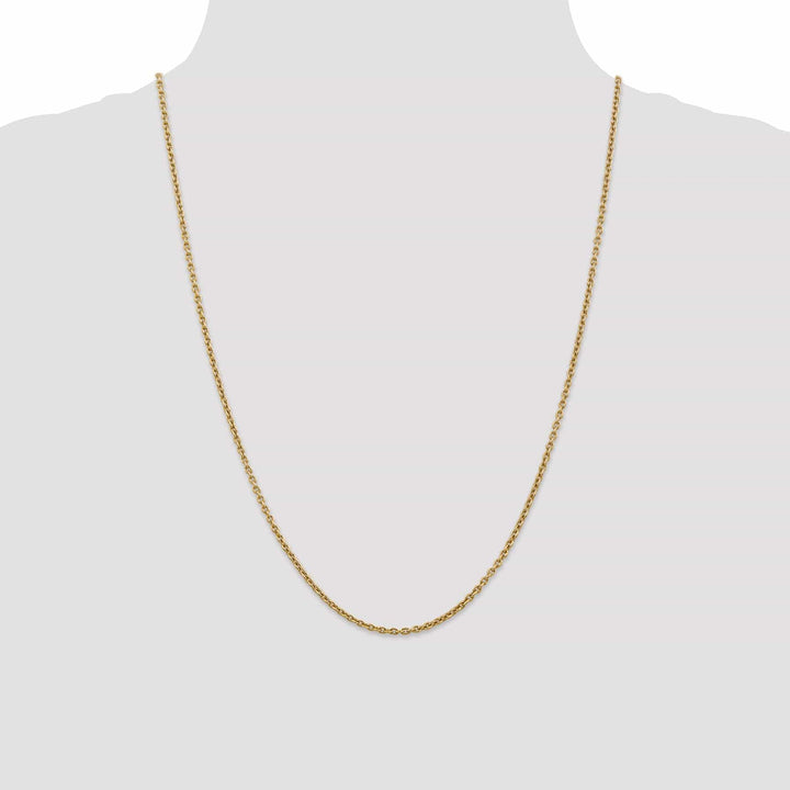 Lovely Rita's Chains 14k Yellow Gold 2.20m Solid Polish Cable Chain