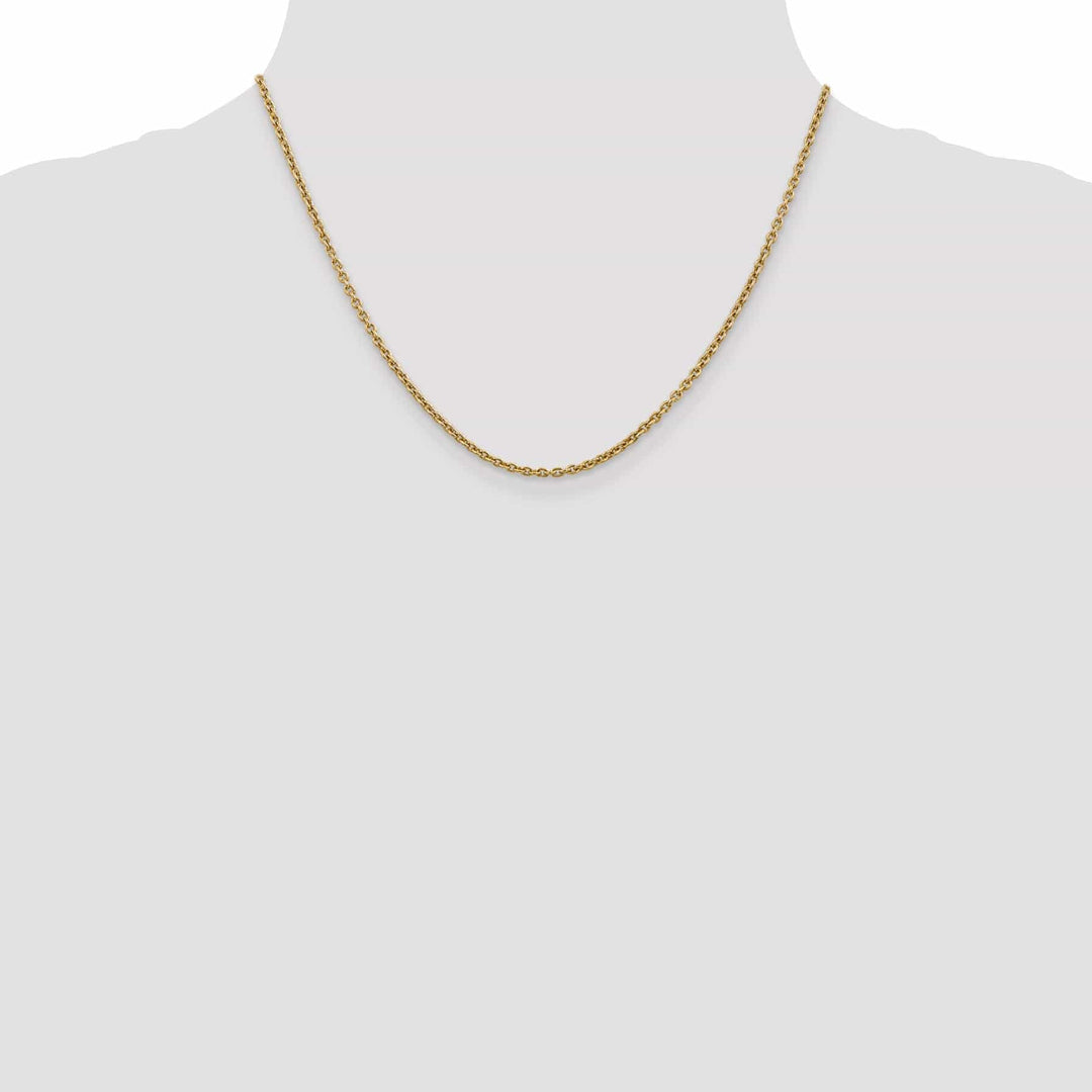 Lovely Rita's Chains 14k Yellow Gold 2.20m Solid Polish Cable Chain