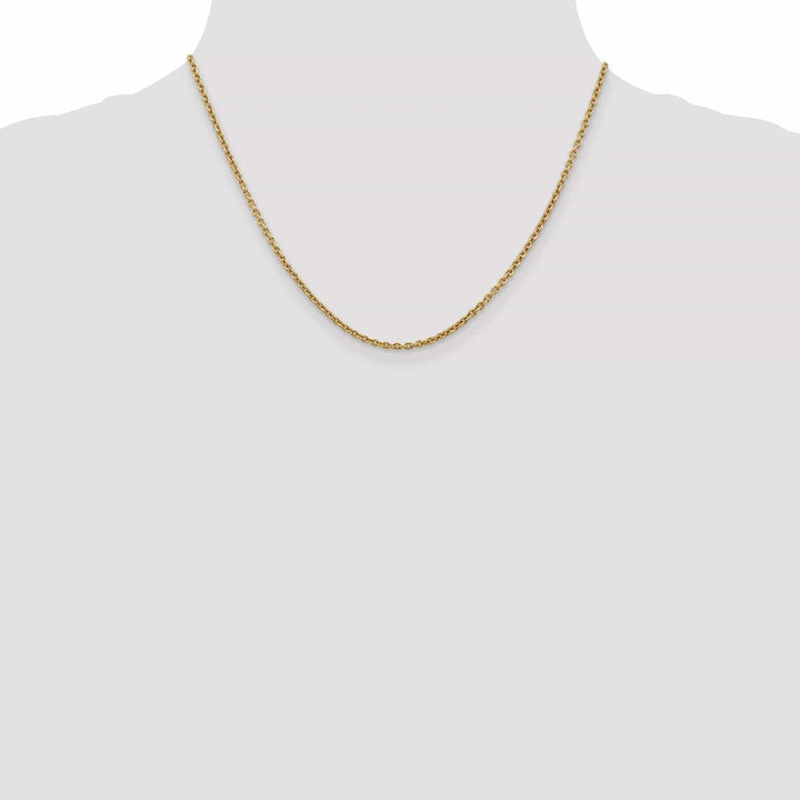 Lovely Rita's Chains 14k Yellow Gold 2.20m Solid Polish Cable Chain