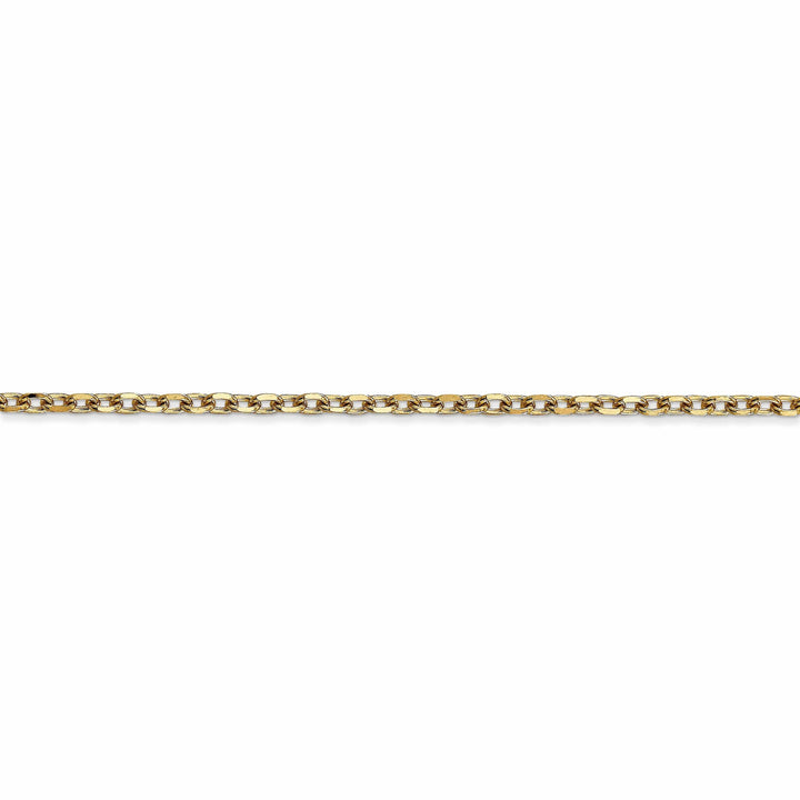 Lovely Rita's Chains 14k Yellow Gold 2.20mm Round Link Cable Chain