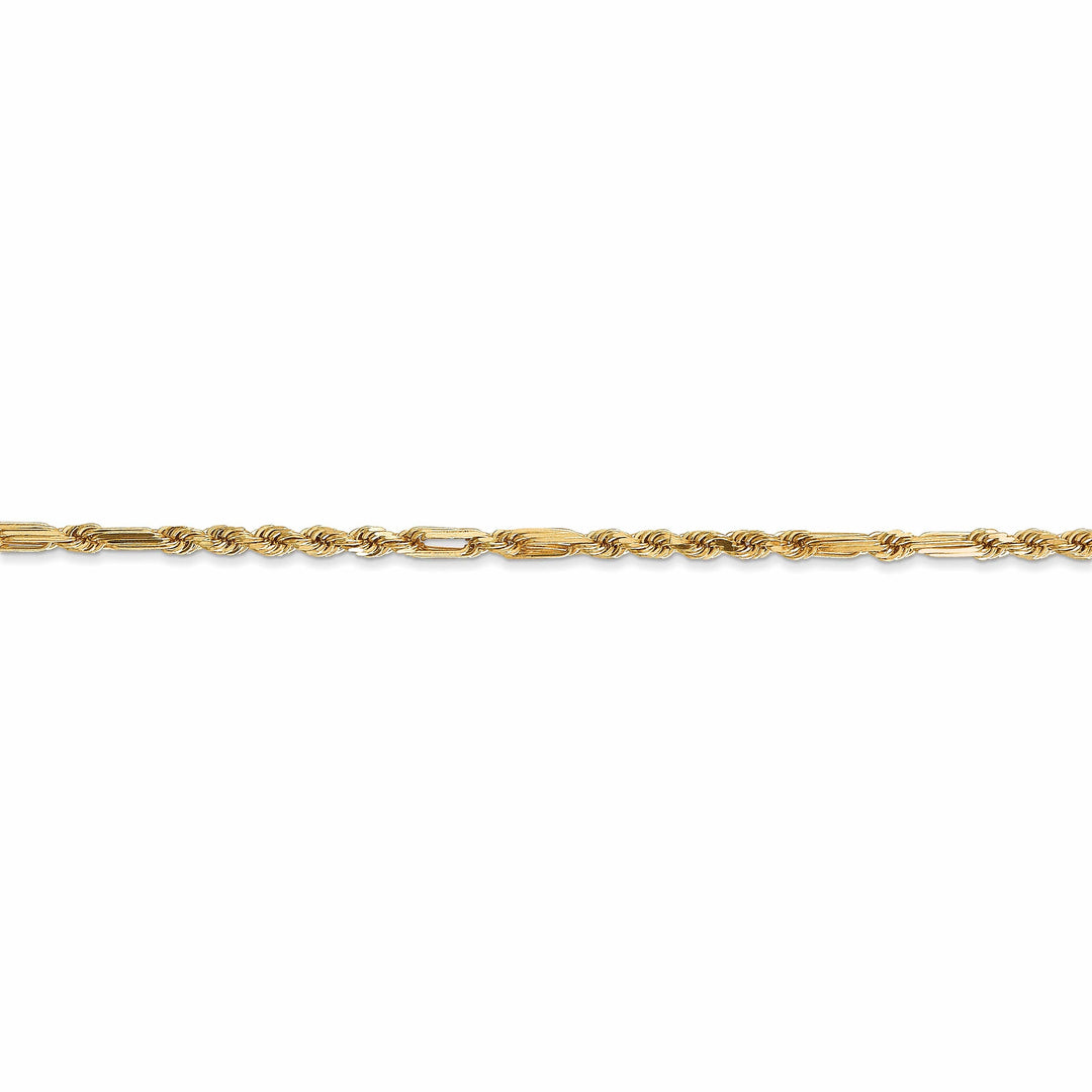 Lovely Rita's Chains 14k Yellow Gold 2.25mm D.C Milano Rope Chain