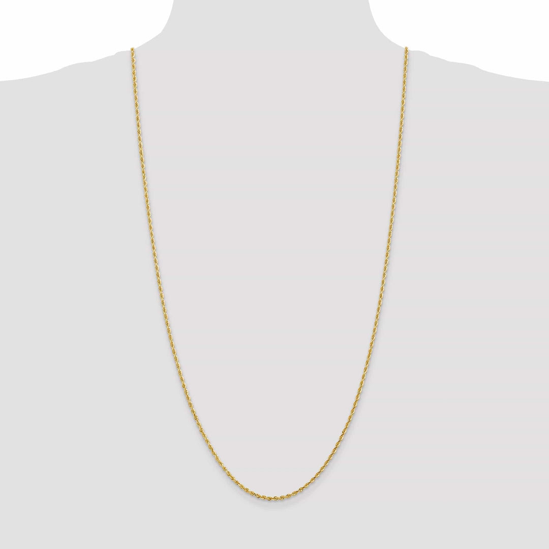 Lovely Rita's Chains 14k Yellow Gold 2.25mm D.C Quadruple Rope Chain