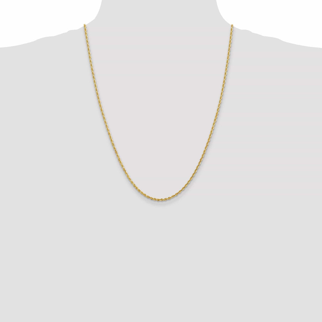 Lovely Rita's Chains 14k Yellow Gold 2.25mm D.C Quadruple Rope Chain