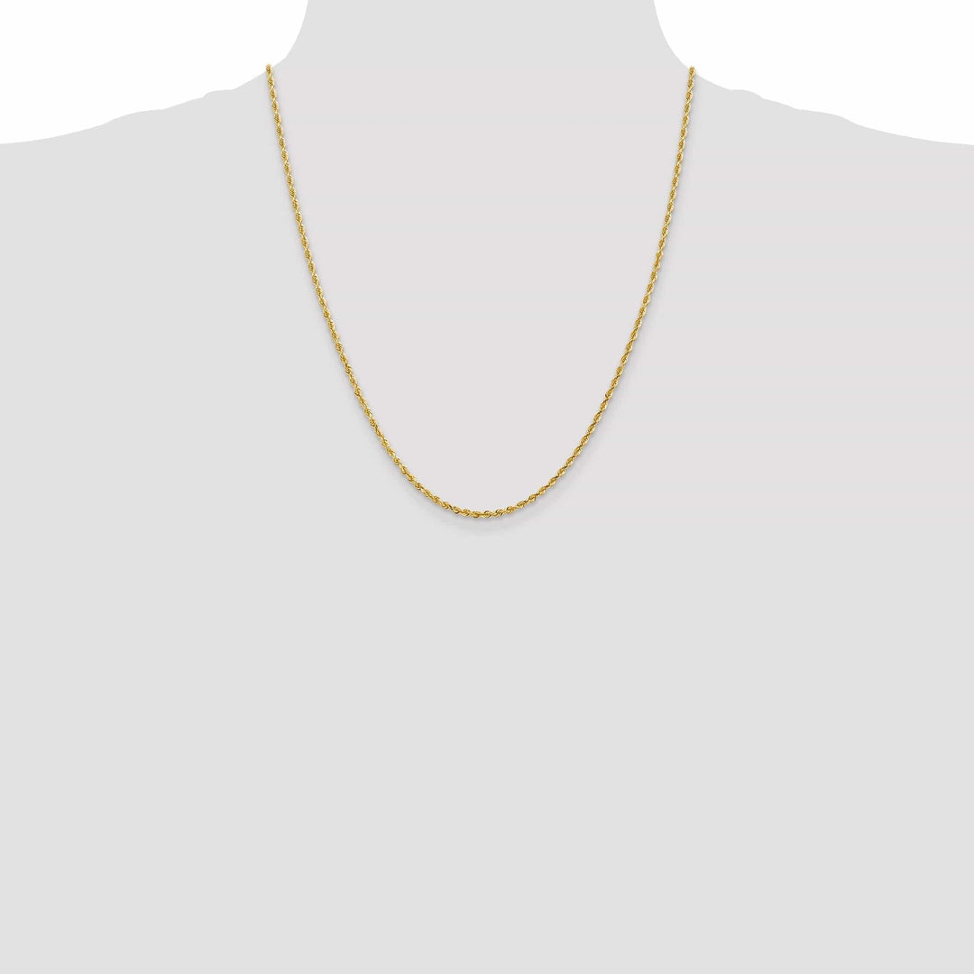 Lovely Rita's Chains 14k Yellow Gold 2.25mm D.C Quadruple Rope Chain